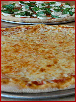 Kings New York Pizza Menu Hagerstown Cheese and Margherita Pizzas